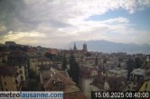 Archiv Foto Webcam Lausanne - Genfer See 07:00