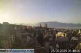 Archiv Foto Webcam Lausanne - Genfer See 05:00