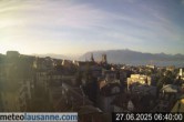 Archiv Foto Webcam Lausanne - Genfer See 05:00