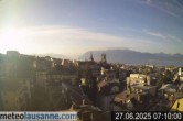 Archiv Foto Webcam Lausanne - Genfer See 06:00