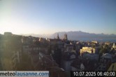 Archiv Foto Webcam Lausanne - Genfer See 05:00