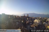 Archiv Foto Webcam Lausanne - Genfer See 06:00