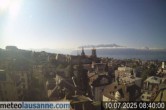 Archiv Foto Webcam Lausanne - Genfer See 07:00