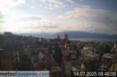 Archiv Foto Webcam Lausanne - Genfer See 07:00