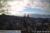 Archiv Foto Webcam Lausanne - Genfer See 07:00