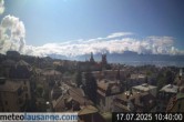 Archiv Foto Webcam Lausanne - Genfer See 09:00