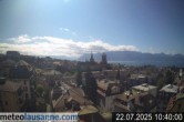Archiv Foto Webcam Lausanne - Genfer See 09:00