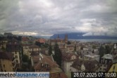 Archiv Foto Webcam Lausanne - Genfer See 06:00