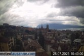 Archiv Foto Webcam Lausanne - Genfer See 09:00