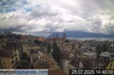 Archiv Foto Webcam Lausanne - Genfer See 13:00