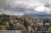 Archiv Foto Webcam Lausanne - Genfer See 15:00