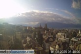 Archiv Foto Webcam Lausanne - Genfer See 07:00