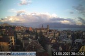 Archiv Foto Webcam Lausanne - Genfer See 19:00