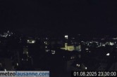 Archiv Foto Webcam Lausanne - Genfer See 23:00
