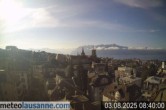 Archiv Foto Webcam Lausanne - Genfer See 07:00