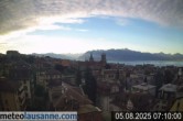 Archiv Foto Webcam Lausanne - Genfer See 06:00