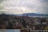 Archiv Foto Webcam Lausanne - Genfer See 07:00