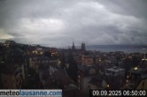 Archiv Foto Webcam Lausanne - Genfer See 03:00