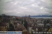 Archiv Foto Webcam Lausanne - Genfer See 05:00