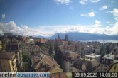 Archiv Foto Webcam Lausanne - Genfer See 11:00