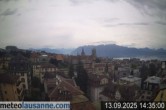 Archiv Foto Webcam Lausanne - Genfer See 13:00