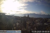 Archiv Foto Webcam Lausanne - Genfer See 08:00