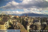 Archiv Foto Webcam Lausanne - Genfer See 15:00