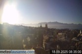Archiv Foto Webcam Lausanne - Genfer See 07:00