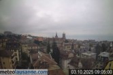 Archiv Foto Webcam Lausanne - Genfer See 08:00