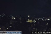 Archiv Foto Webcam Lausanne - Genfer See 23:00