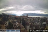 Archiv Foto Webcam Lausanne - Genfer See 13:00