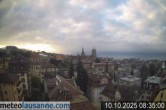Archiv Foto Webcam Lausanne - Genfer See 07:00