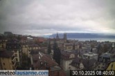 Archiv Foto Webcam Lausanne - Genfer See 07:00