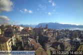 Archiv Foto Webcam Lausanne - Genfer See 13:00