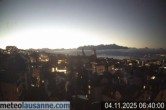 Archiv Foto Webcam Lausanne - Genfer See 05:00
