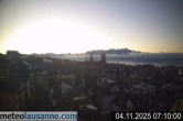 Archiv Foto Webcam Lausanne - Genfer See 06:00