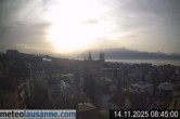 Archiv Foto Webcam Lausanne - Genfer See 07:00