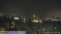 Archiv Foto Webcam Lausanne - Genfer See 04:00