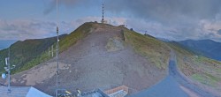 Archiv Foto Webcam Goldeck: Panoramablick Gipfel 19:00