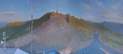 Archiv Foto Webcam Goldeck: Panoramablick Gipfel 19:00