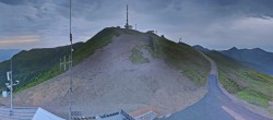 Archiv Foto Webcam Goldeck: Panoramablick Gipfel 19:00