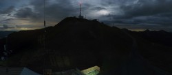 Archiv Foto Webcam Goldeck: Panoramablick Gipfel 23:00