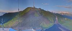 Archiv Foto Webcam Goldeck: Panoramablick Gipfel 05:00