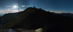 Archiv Foto Webcam Goldeck: Panoramablick Gipfel 23:00
