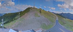 Archiv Foto Webcam Goldeck: Panoramablick Gipfel 17:00