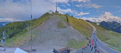 Archiv Foto Webcam Goldeck: Panoramablick Gipfel 13:00