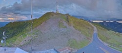 Archiv Foto Webcam Goldeck: Panoramablick Gipfel 19:00