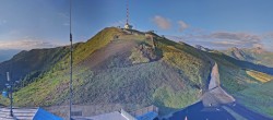 Archiv Foto Webcam Goldeck: Panoramablick Gipfel 06:00