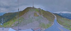 Archiv Foto Webcam Goldeck: Panoramablick Gipfel 19:00