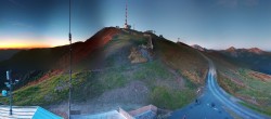 Archiv Foto Webcam Goldeck: Panoramablick Gipfel 05:00